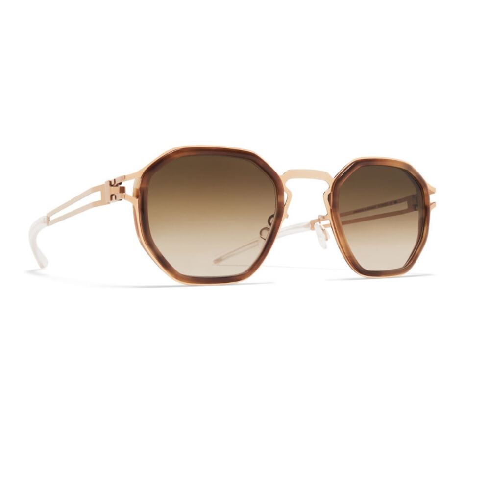 Mykita Women's Champagne Gold Gia F0IG Eyewear Sunglasses